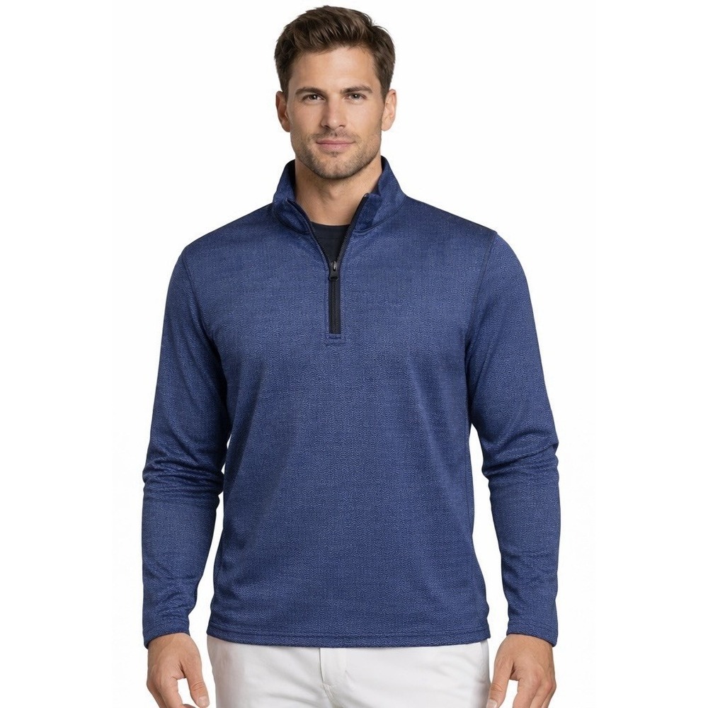 NWT Greyson Tate 1/4 Zip Pullover‎ Herringbone Performance Jacket MCLSCK98 3XL